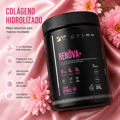 COLÁGENO RENOVA + DOBLEMENTE HIDROLIZADO